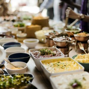 Food Buffet Catering Dining Eating Party Sharing Concept